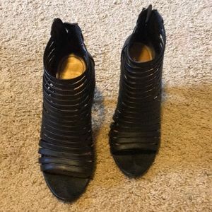 Nine West size 7.5 caged heels